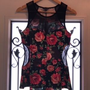 ANY 3 ITEMS FOR $20 Guess Tank Top Blouse Floral